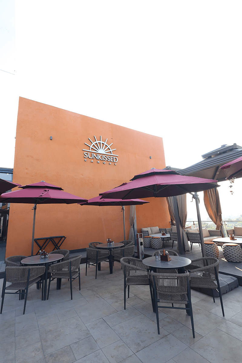 Sunkissed Canopy rooftop terrace